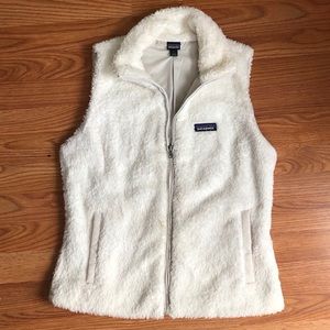 Womens Patagonia Vest  (white)